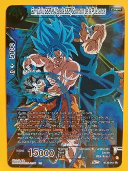 DBS Card Dragon Ball Z BT26-041-SR Son Goku And Vegeta SSB New French Bandai - Image 1