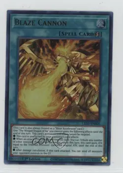 Blaze Cannon (UR) 1st Ed. YuGiOh Legendary Duelists: Rage of RA #LED7-EN005 1k8t - Image 1