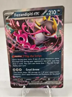 Fezandipity ex - 038/064 - Double Rare - PokÃ©mon TCG Card Shrouded Fable - Image 1