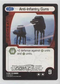 2007 Star Wars: Pocket Model Trading Card Game Anti-Infantry Guns #004 05v0 - Image 1