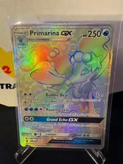 Primarina GX 149/145 Guardians Rising Full Art Secret Rare Holo Pokemon Card LP - Image 3