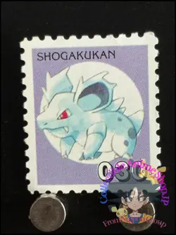 Nidorina Pokemon Stamp Card Japanese Shogakukan Nintendo Game Anime TCG E - Image 1