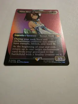 Yuna, Hope of Spira 404 MTG Final Fantasy Boarderless Foil - Image 3