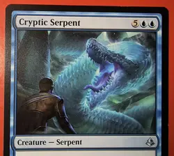 Cryptic Serpent #48/268 (NM) Amonkhet, AKH. Magic MTG Uncommon, Regular Finish  - Image 2