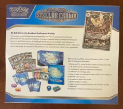 Pokemon TCG Stellar Crown Elite Trainer Box ETB Brand New Factory Sealed - Image 2