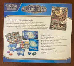 Pokemon TCG Stellar Crown Elite Trainer Box ETB Brand New Factory Sealed - Image 4
