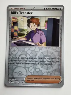 Bill's Transfer - 156/165 - Pokemon Scarlet & Violet 151 - Reverse Holo - NM - Image 1