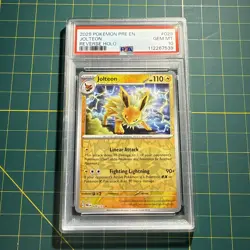 2025 POKEMON PRE EN-PRISMATIC EVOLUTIONS REVERSE HOLO #029 JOLTEON PSA 10 - Image 3