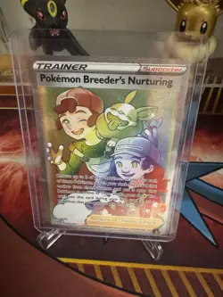 Pokemon Breeder's Nurturing (Secret) 195/189 Swsh03:Darkness Ablaze Rainbow Rare - Image 3