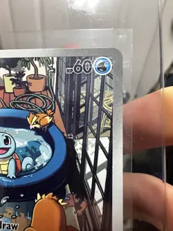 Squirtle IR Stellar Crown Pokemon TCG 148/142 Holo Illustration Rare Pack Fresh - Image 3
