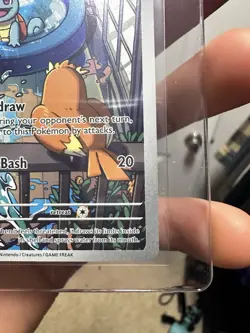 Squirtle IR Stellar Crown Pokemon TCG 148/142 Holo Illustration Rare Pack Fresh - Image 6