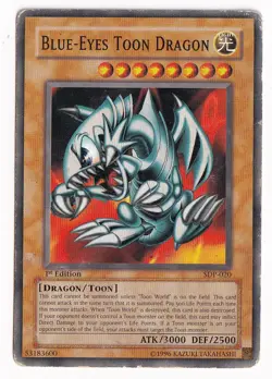 1x (HP) Blue-Eyes Toon Dragon - SDP-020 - Common - 1st Edition  YuGiOh - Image 1