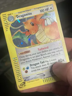 Dragonite 9/165 Holo Rare Pokemon TCG: E-Series Expedition Pokemon Card  - Image 3