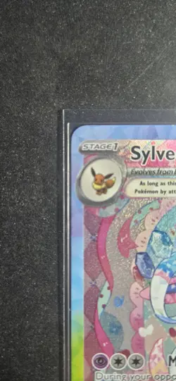 Pokemon Sylveon EX TCG Card 156/131 Prismatic Evolutions English NM - Image 2