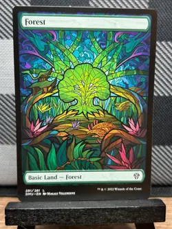 MTG TCG: Forest 281/281, (Showcase) Dominaria United - Image 1
