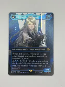 Jill, Shiva's Dominant (Borderless) (Surge Foil) Final Fantasy Foil MTG - Image 1