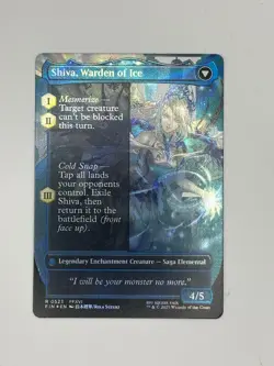 Jill, Shiva's Dominant (Borderless) (Surge Foil) Final Fantasy Foil MTG - Image 2