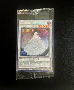 Yugioh 1x Garden Rose Maiden Secret Rare 1st Edition LDS2-EN113 Sealed - Image 2