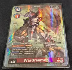 WarGreymon Alt Art P-182 P WORLD CONVERGENCE Digimon Card English NM - Image 2