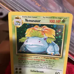 Pokemon TCG Venusaur Base Set 15/102 Holo Card - Image 4