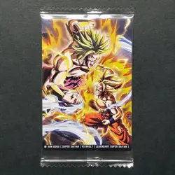 S1704 Son Goku vs Broly 5-25 Japanese Dragon Ball Itajaga Card Sealed Vol.5 M11 - Image 1