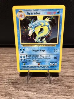 Pokémon TCG Gyarados Base Set Holo Rare Card 6/102 Excellent Condition - Image 12