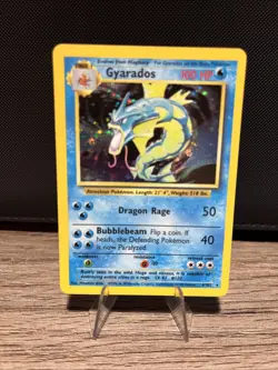 Pokémon TCG Gyarados Base Set Holo Rare Card 6/102 Excellent Condition - Image 13