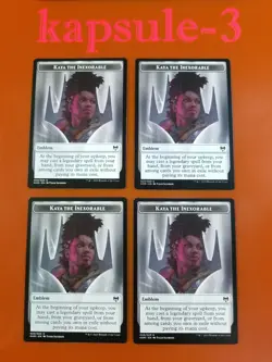 4x Kaya the Inexorable | EMBLEM TOKEN | Kaldheim | MTG Magic Cards - Image 1