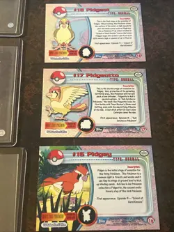 Pidgey Pidgeotto And Pidgeot Topps Pokemon Cards Mint - Image 4