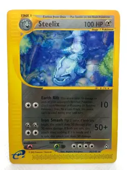 Steelix E- Reader Aquapolis Rare Nonholo 35/147 Pokemon Card - Image 1