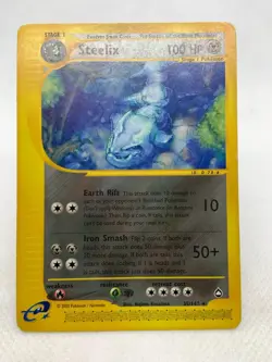 Steelix E- Reader Aquapolis Rare Nonholo 35/147 Pokemon Card - Image 5