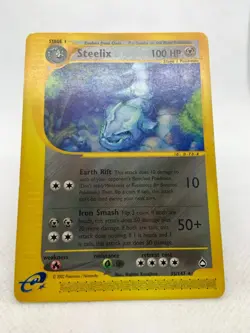 Steelix E- Reader Aquapolis Rare Nonholo 35/147 Pokemon Card - Image 6