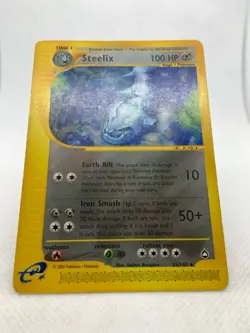 Steelix E- Reader Aquapolis Rare Nonholo 35/147 Pokemon Card - Image 7