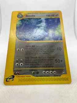 Steelix E- Reader Aquapolis Rare Nonholo 35/147 Pokemon Card - Image 8