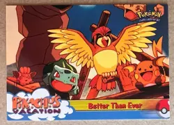 Vintage 1999 Topps Pikachus Vacation Better Than Ever Card #56 NONHOLO - Image 1
