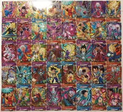 Lot of 40 Japanese Dragon Ball Super Dragonball Heroes TCG Rare Card Set - Image 3