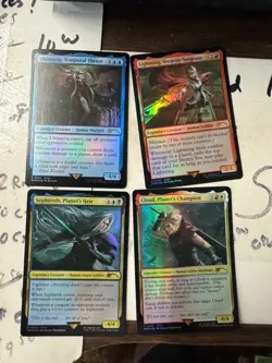 MTG Final Fantasy Promo Cards Set of 4 Costco Sephiroth Cloud FREE US Ship rare - Image 1