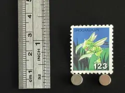 Scyther Pokemon Stamp Card Japanese Shogakukan Nintendo Game Anime TCG J - Image 2