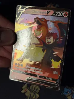 Pokémon Cards Lance’s Charizard V SWSH133 Celebrations Box Promo - (NM-) - Image 10