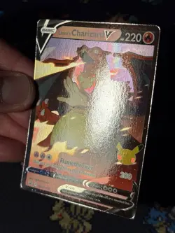 Pokémon Cards Lance’s Charizard V SWSH133 Celebrations Box Promo - (NM-) - Image 4