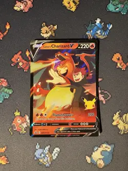 Pokémon Cards Lance’s Charizard V SWSH133 Celebrations Box Promo - (NM-) - Image 8