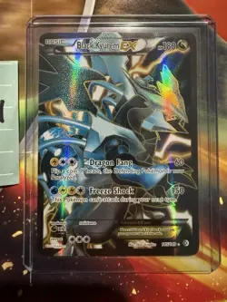 Pokémon Kyurem EX Black Full Art Holo Card 145/149 Boundaries Crossed 2012 - Image 2