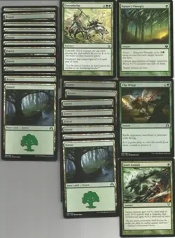 Green Wolves -60 Card Magic the Gathering Deck-MTG-RTP-casual - Image 3