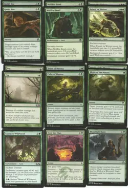 Green Wolves -60 Card Magic the Gathering Deck-MTG-RTP-casual - Image 5