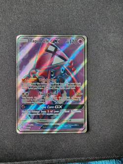 Pokémon TCG Tapu Lele GX Guardians Rising Holo Card 137/145 Full Art Ultra Rare - Image 11