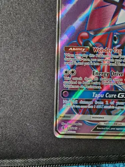 Pokémon TCG Tapu Lele GX Guardians Rising Holo Card 137/145 Full Art Ultra Rare - Image 5