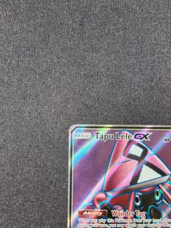 Pokémon TCG Tapu Lele GX Guardians Rising Holo Card 137/145 Full Art Ultra Rare - Image 6