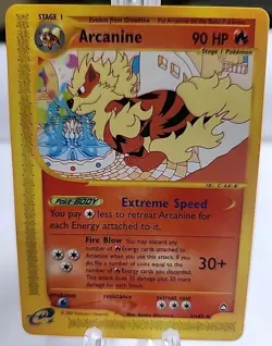 Pokémon TCG Arcanine Card 2/147 Aquapolis Non-Holo - Image 1