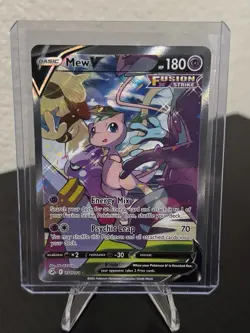 Pokémon TCG Fusion Strike Mew v Holo Alternative Art Ultra Rare Card 251/264 - Image 3