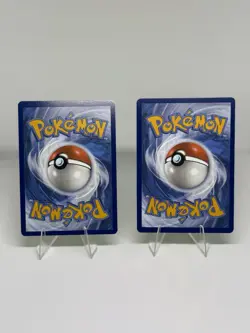 2x Master Ball Reverse Holo SV White Flare Pokémon Cards - Leavanny & Foongus NM - Image 4